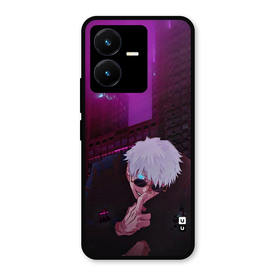 Gojo Sits Metal Back Case for Vivo Y22