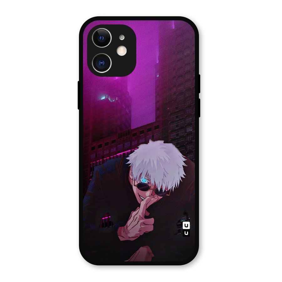 Gojo Sits Metal Back Case for iPhone 12