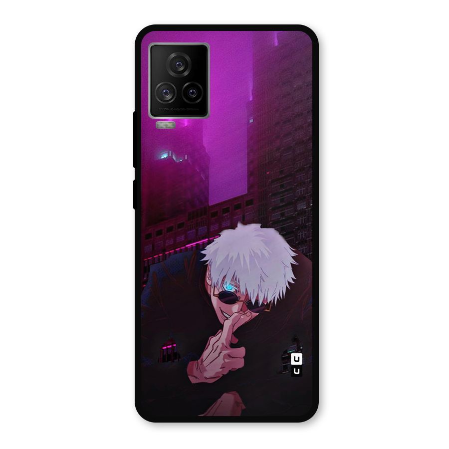 Gojo Sits Metal Back Case for iQOO 7 Legend 5G