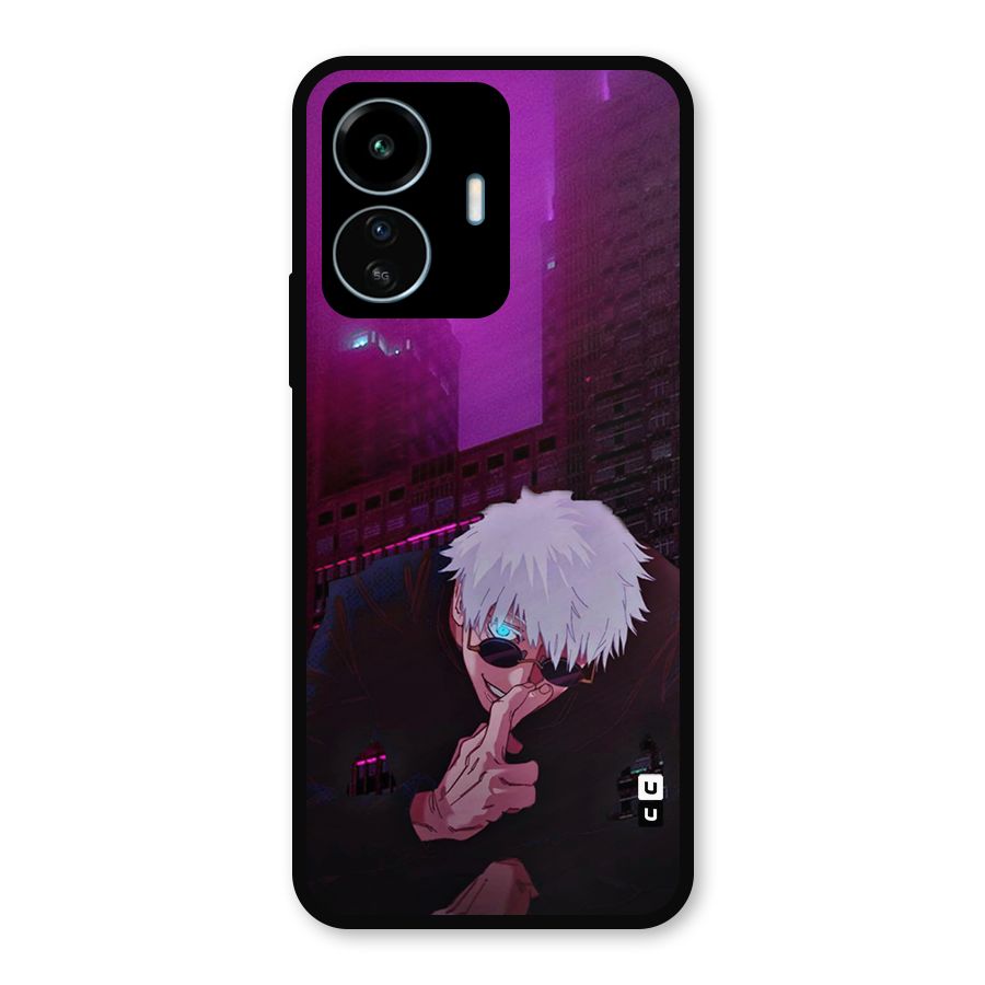Gojo Sits Metal Back Case for vivo iQOO Z6 Lite 5G