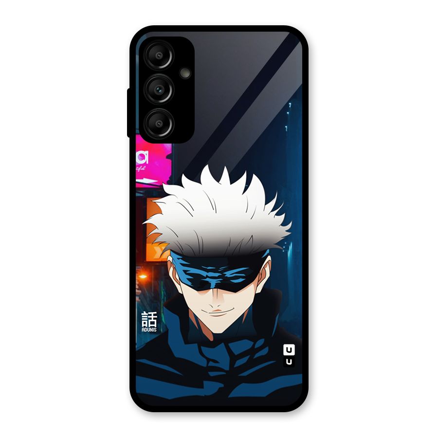 Gojo Smiles Glass Back Case for Galaxy A14 5G
