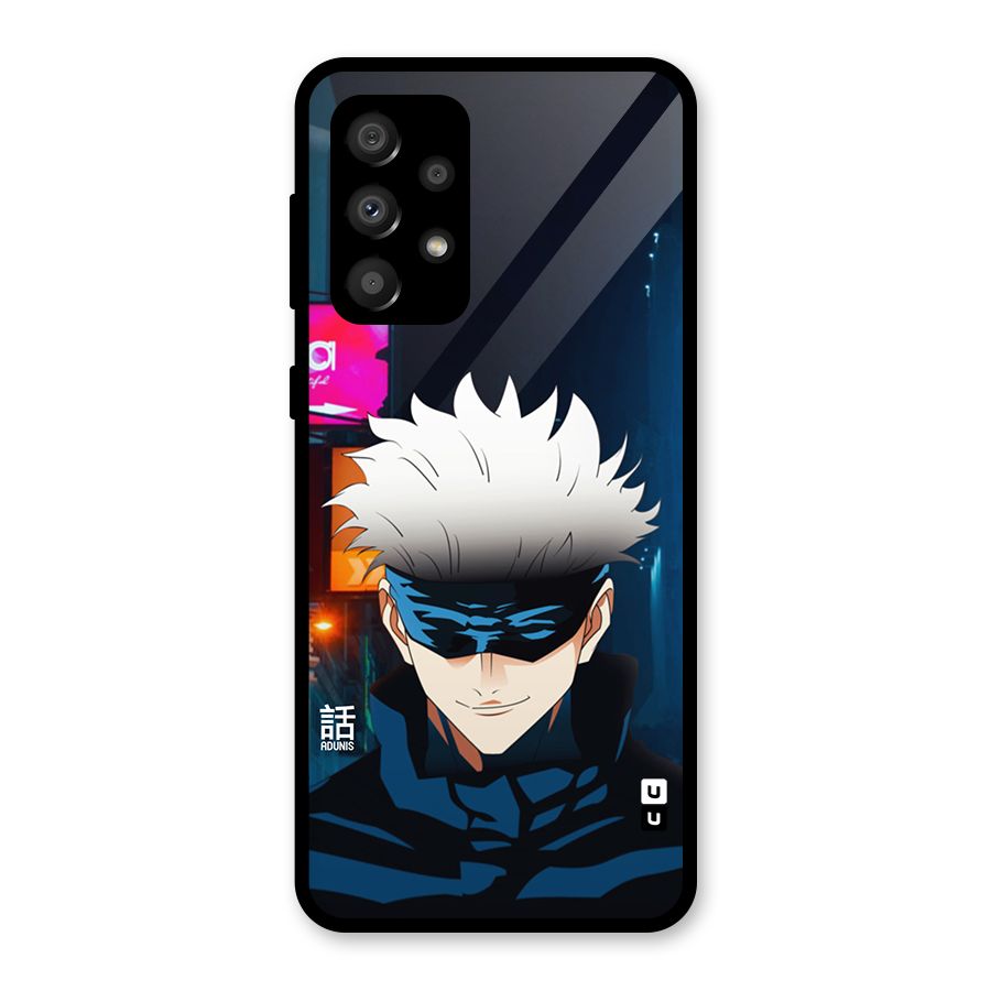 Gojo Smiles Glass Back Case for Galaxy A32