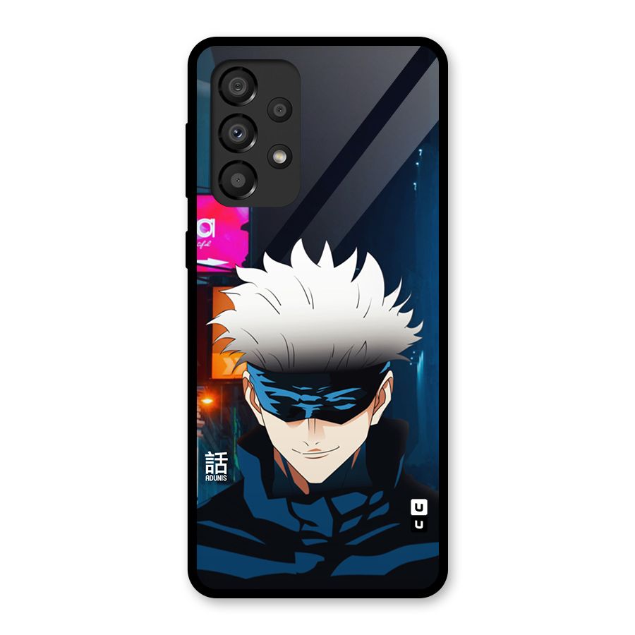 Gojo Smiles Glass Back Case for Galaxy A33 5G