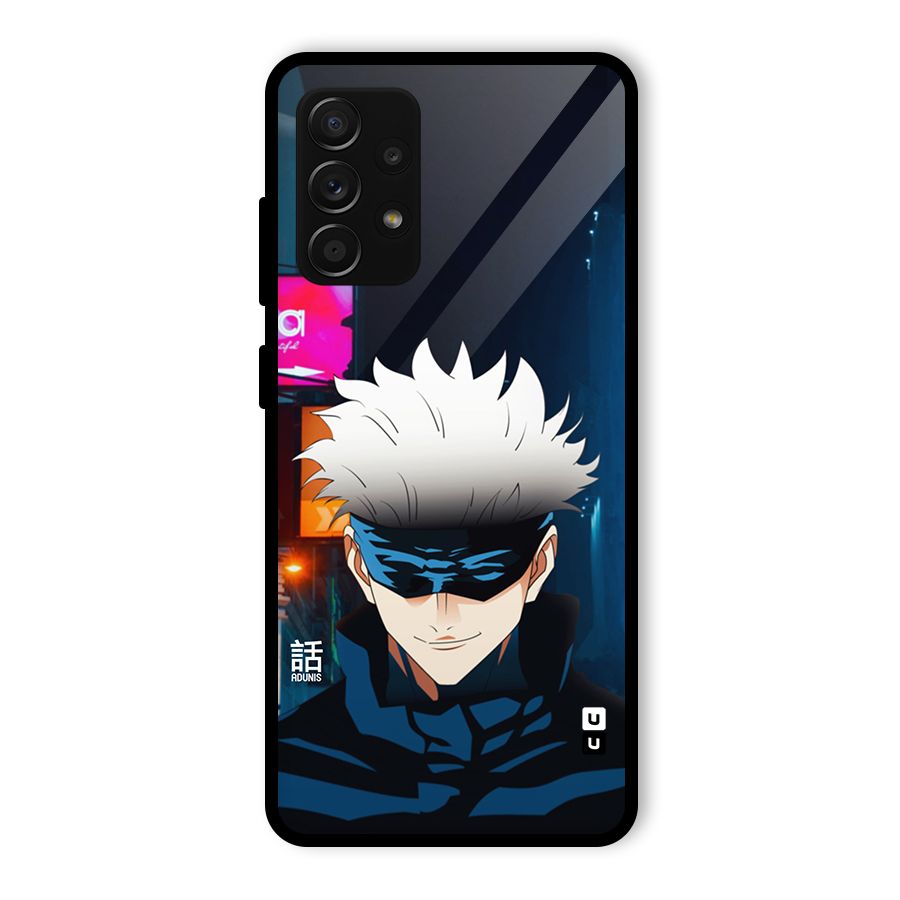 Gojo Smiles Glass Back Case for Galaxy A53 5G