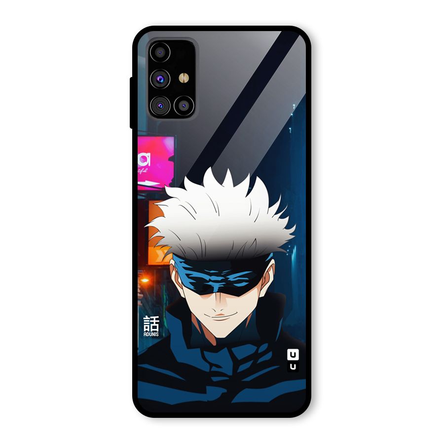 Gojo Smiles Glass Back Case for Galaxy M31s