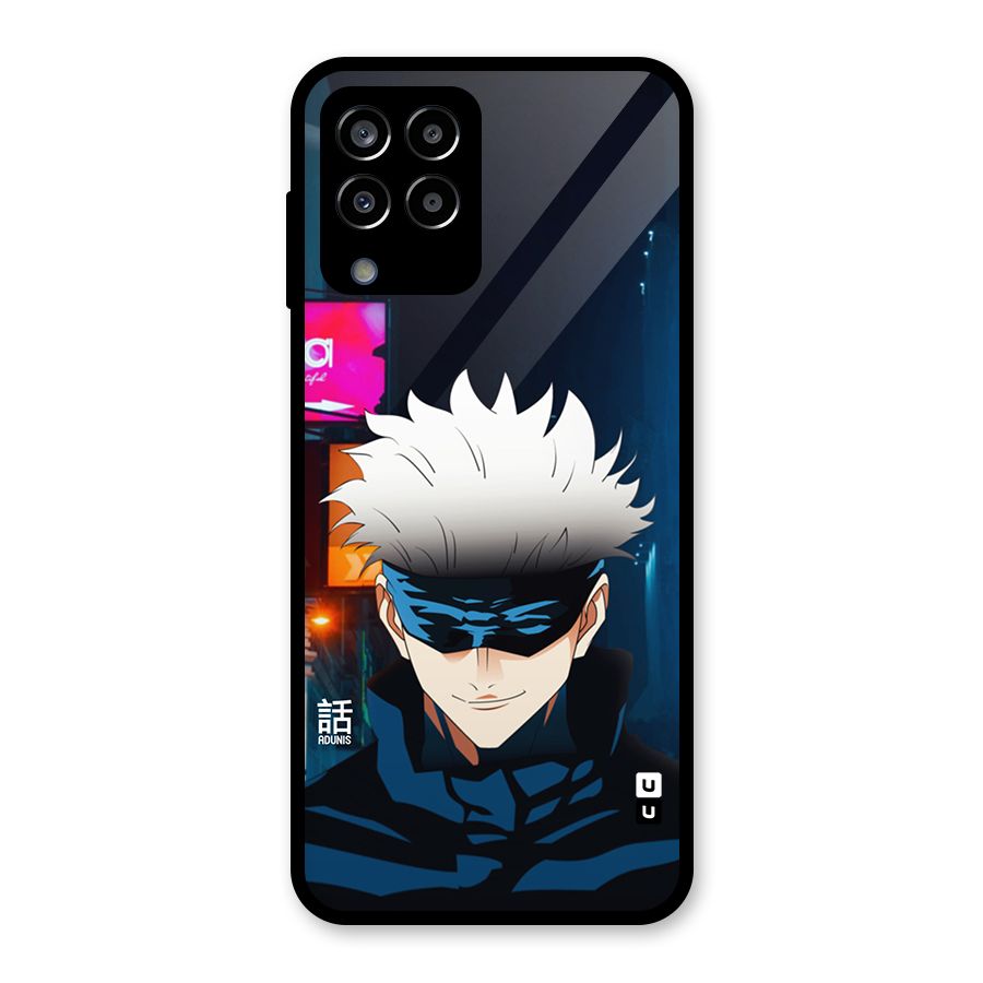 Gojo Smiles Glass Back Case for Galaxy M33