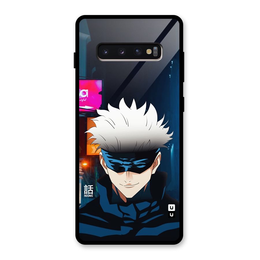Gojo Smiles Glass Back Case for Galaxy S10 Plus