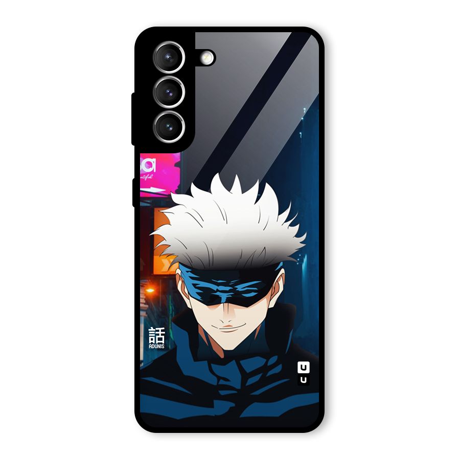 Gojo Smiles Glass Back Case for Galaxy S21 5G