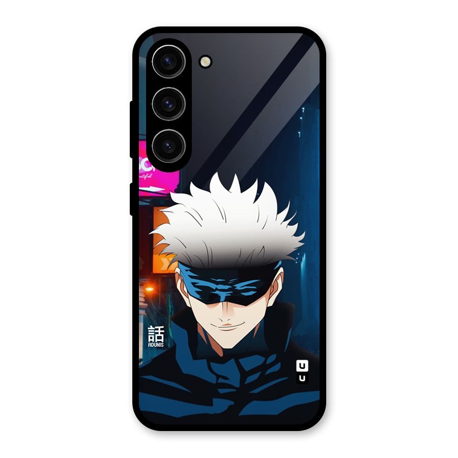 Gojo Smiles Glass Back Case for Galaxy S23