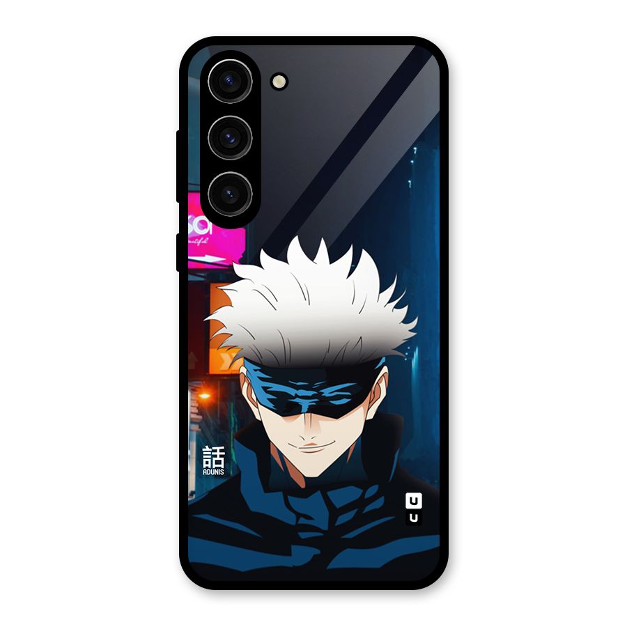 Gojo Smiles Glass Back Case for Galaxy S23 Plus