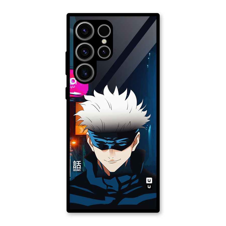 Gojo Smiles Glass Back Case for Galaxy S23 Ultra