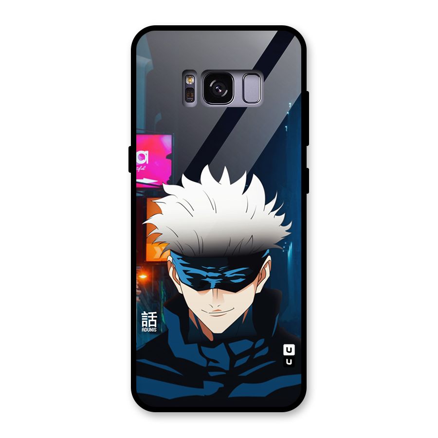 Gojo Smiles Glass Back Case for Galaxy S8