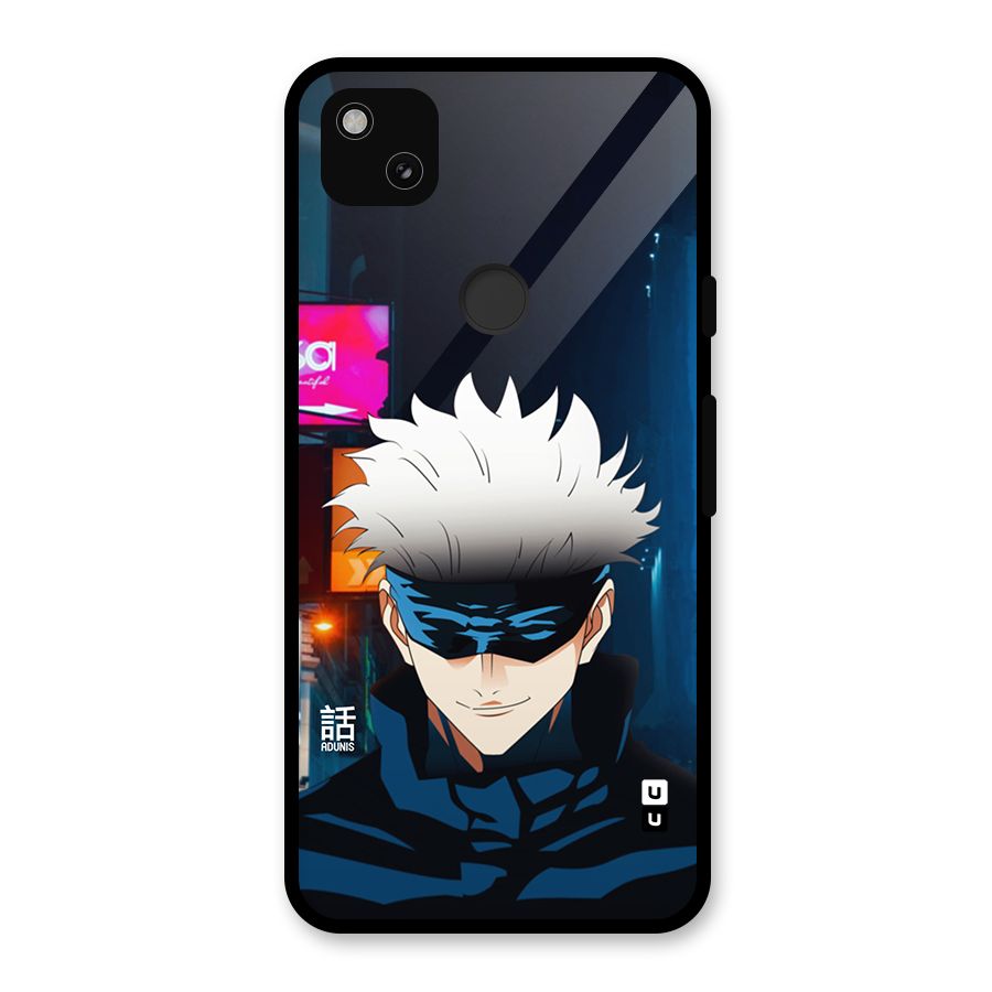 Gojo Smiles Glass Back Case for Google Pixel 4a