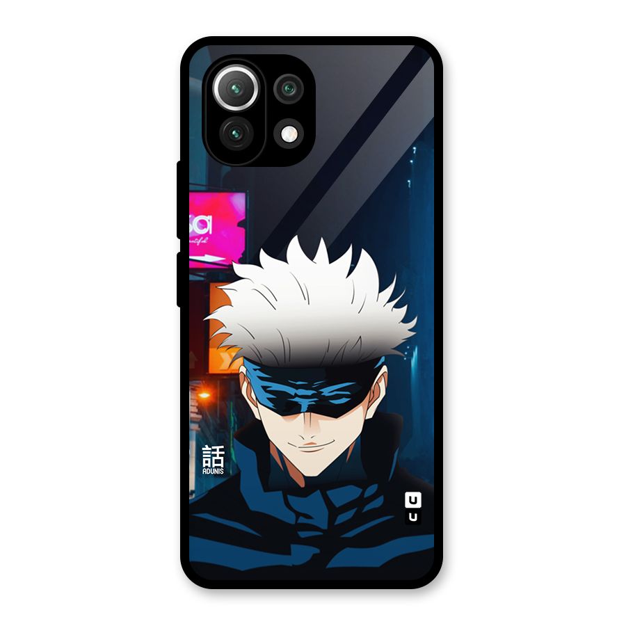 Gojo Smiles Glass Back Case for Mi 11 Lite