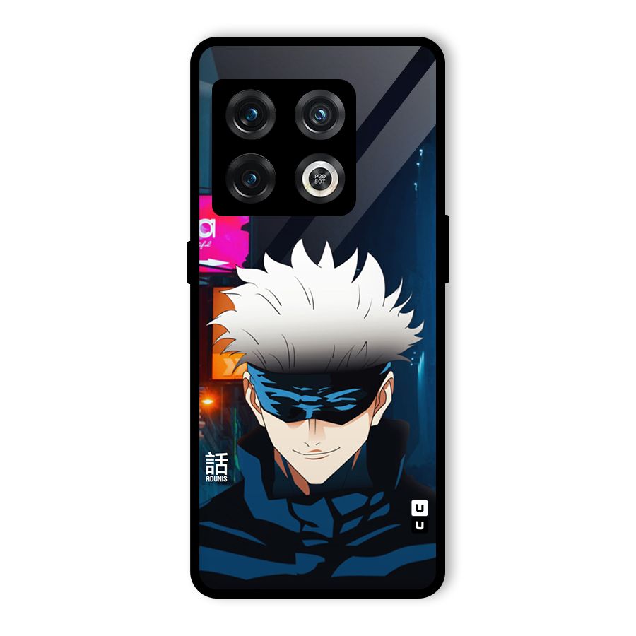 Gojo Smiles Glass Back Case for OnePlus 10 Pro 5G