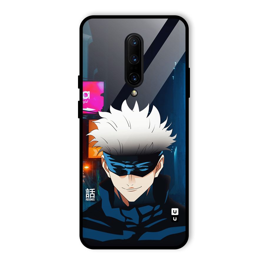 Gojo Smiles Glass Back Case for OnePlus 7 Pro