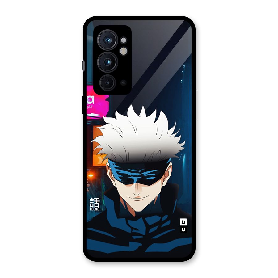 Gojo Smiles Glass Back Case for OnePlus 9RT 5G