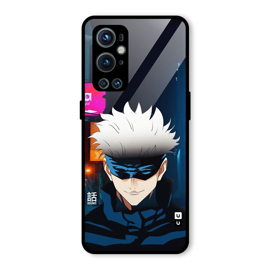 Gojo Smiles Glass Back Case for OnePlus 9 Pro