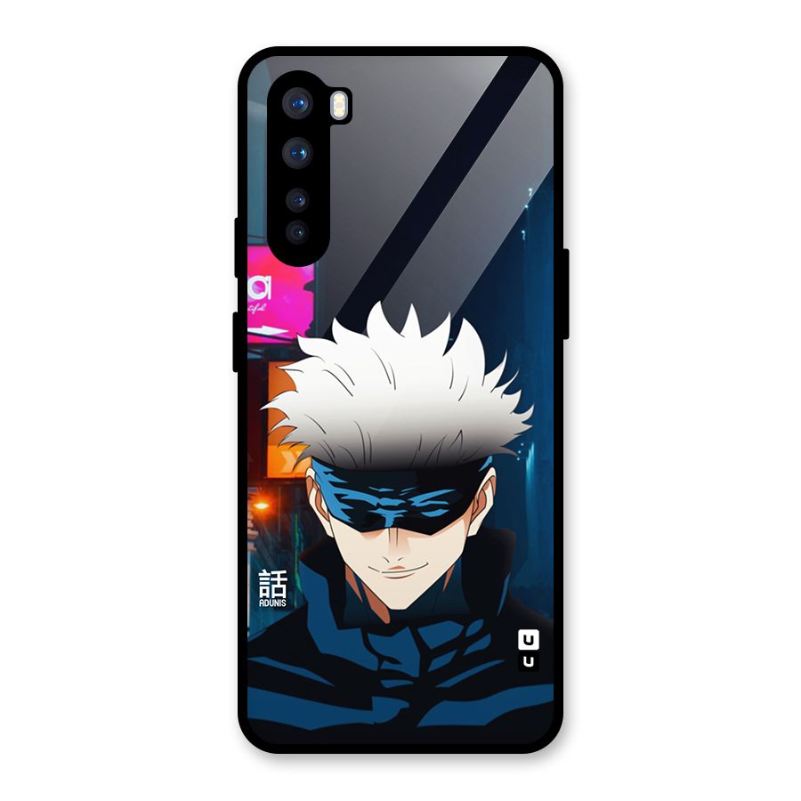 Gojo Smiles Glass Back Case for OnePlus Nord