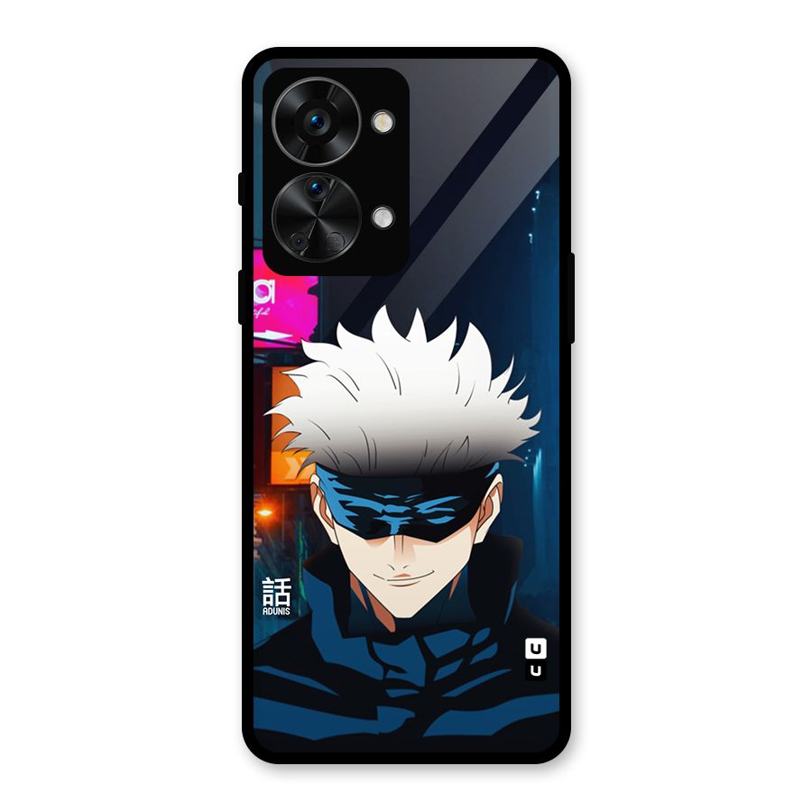 Gojo Smiles Glass Back Case for OnePlus Nord 2T