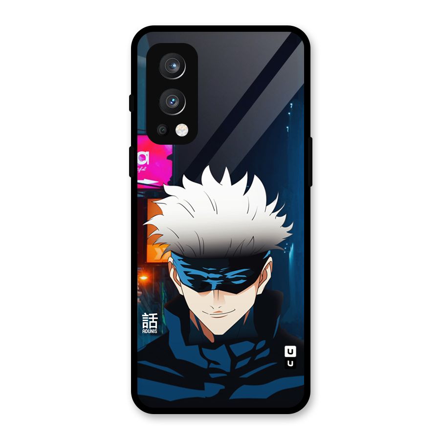 Gojo Smiles Glass Back Case for OnePlus Nord 2 5G