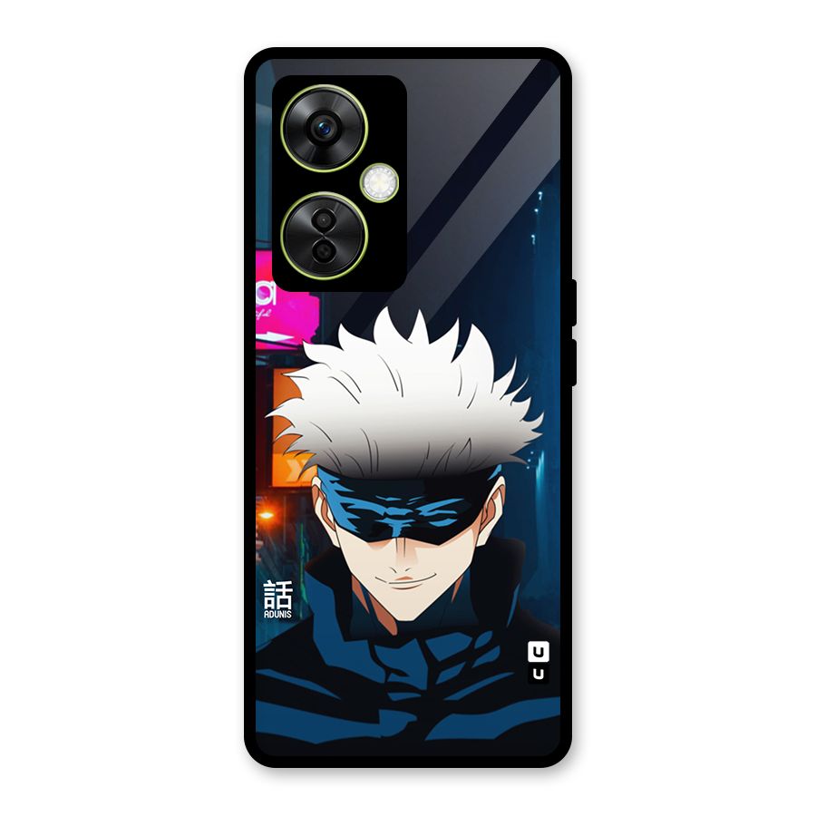 Gojo Smiles Glass Back Case for OnePlus Nord CE 3 Lite