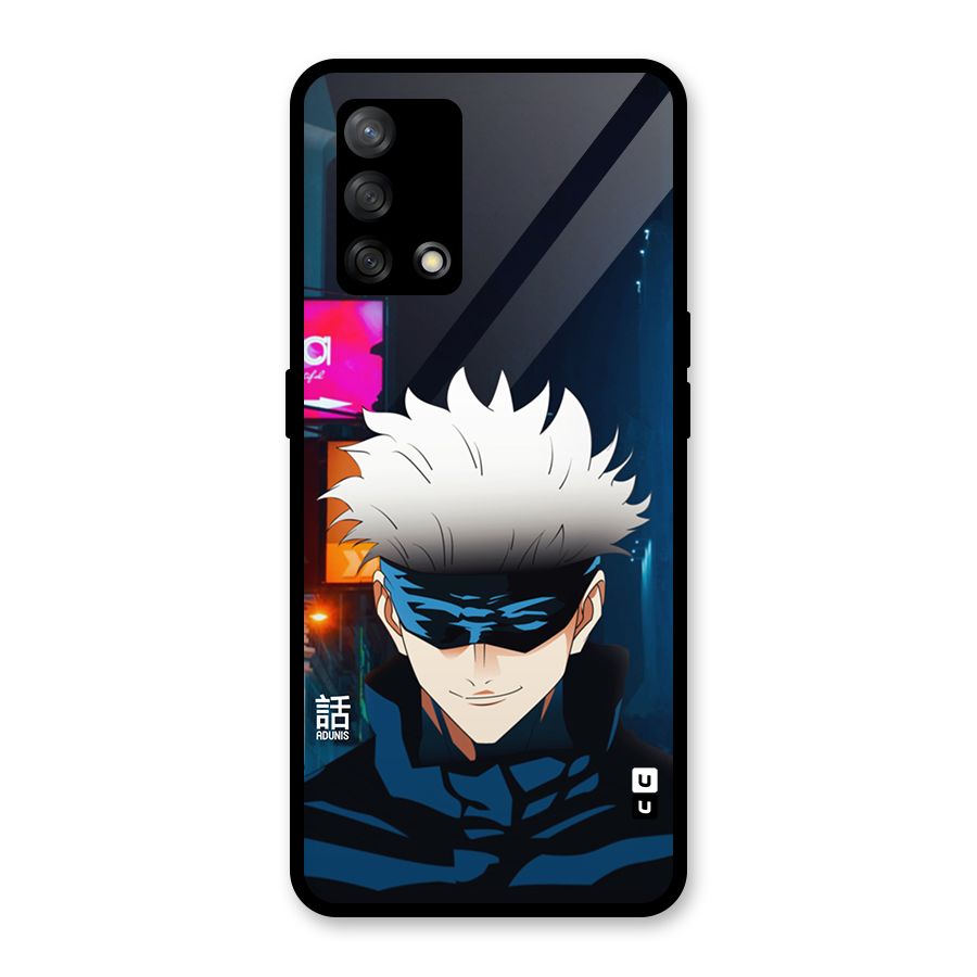 Gojo Smiles Glass Back Case for Oppo F19