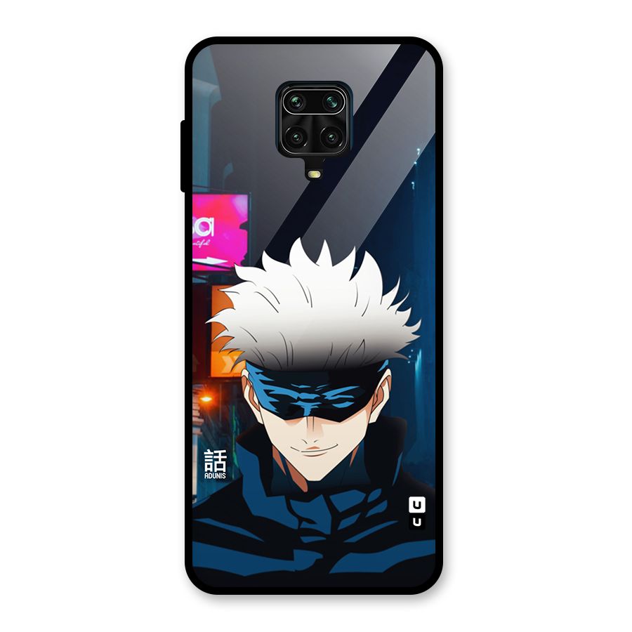 Gojo Smiles Glass Back Case for Poco M2 Pro