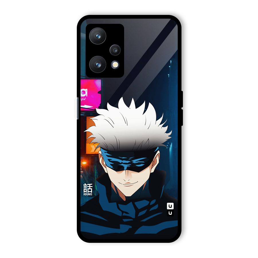 Gojo Smiles Glass Back Case for Realme 9 Pro 5G