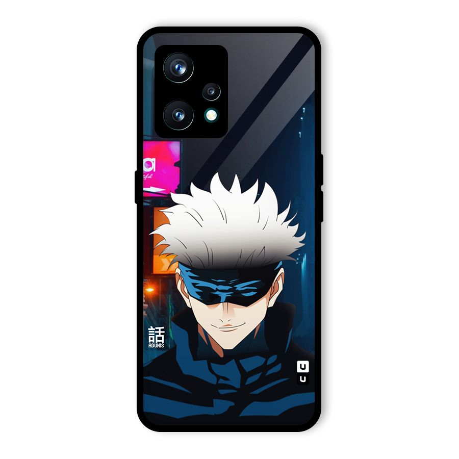 Gojo Smiles Glass Back Case for Realme 9 Pro Plus 5G