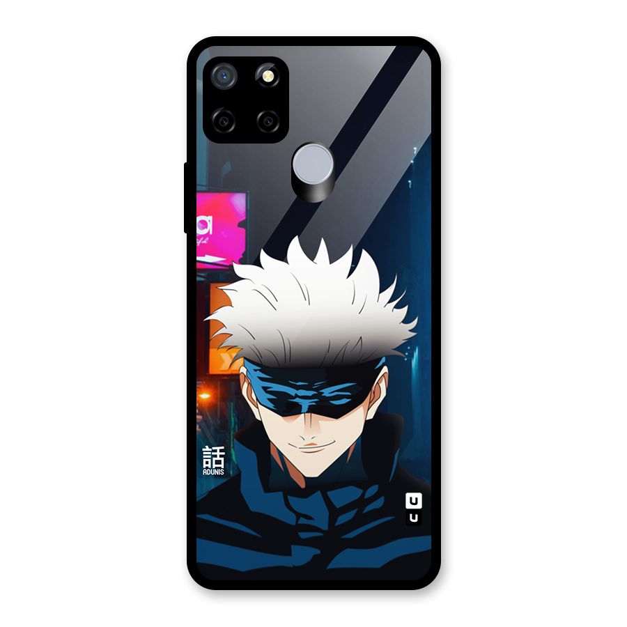 Gojo Smiles Glass Back Case for Realme C15
