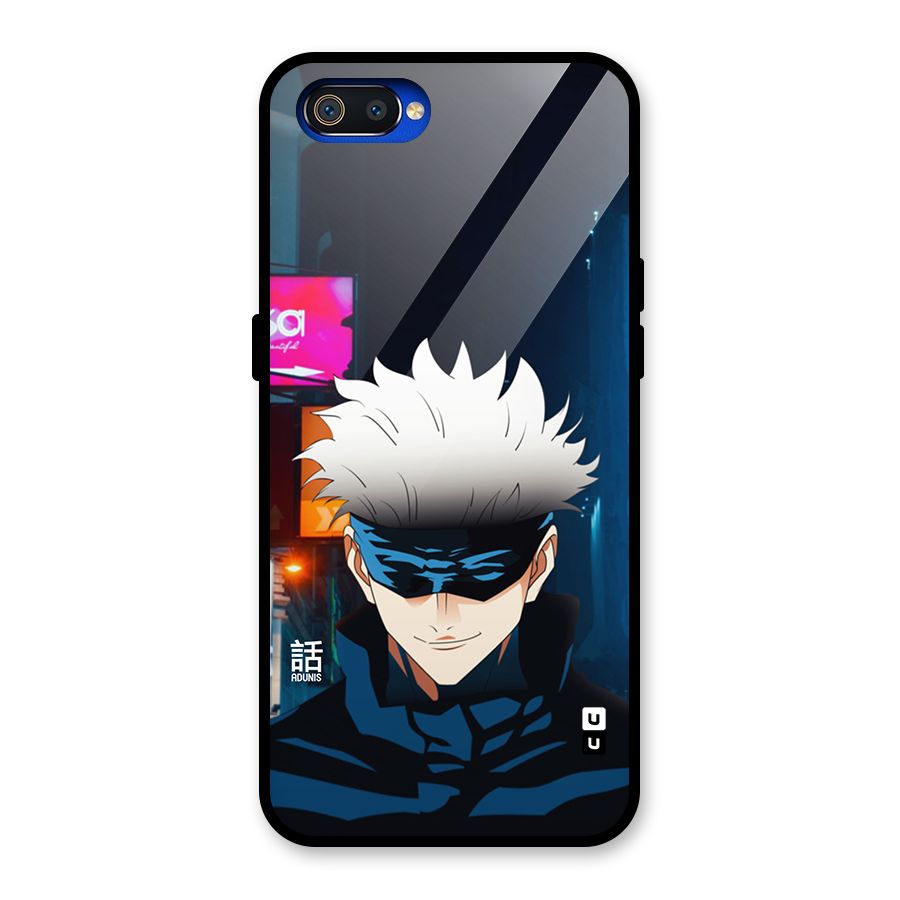 Gojo Smiles Glass Back Case for Realme C2