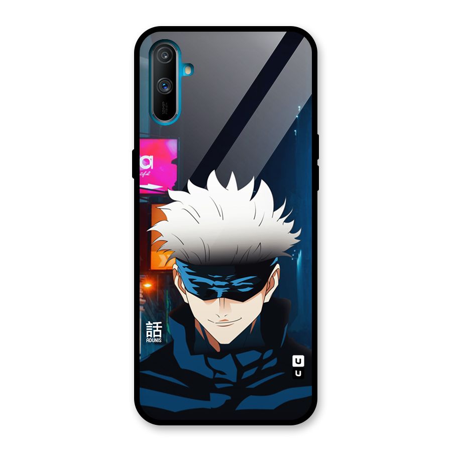 Gojo Smiles Glass Back Case for Realme C3