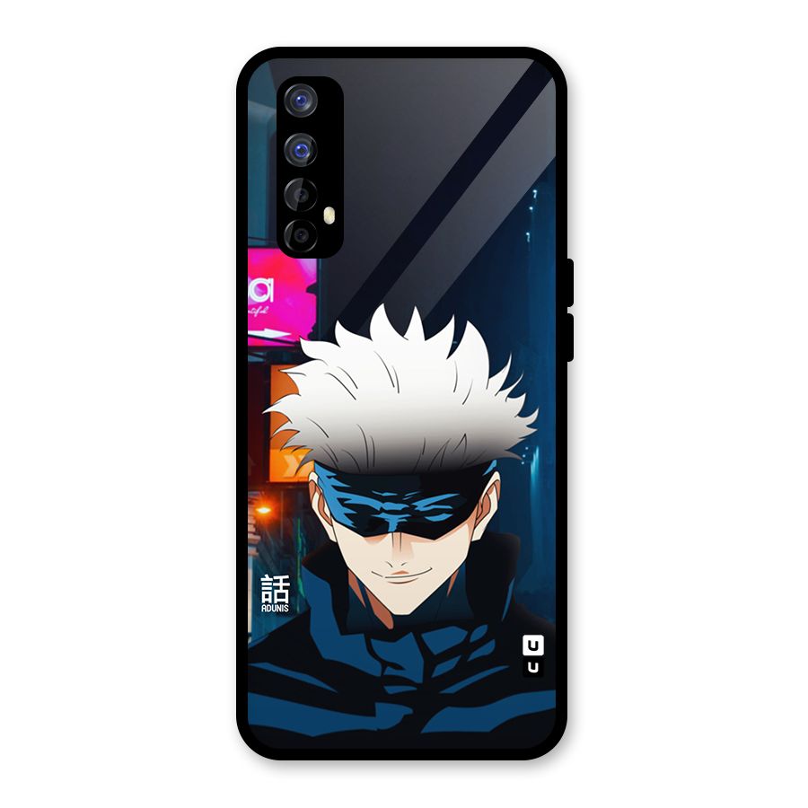 Gojo Smiles Glass Back Case for Realme Narzo 20 Pro