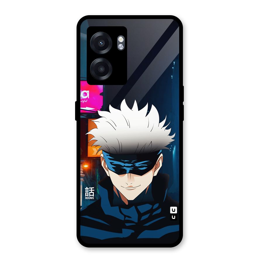 Gojo Smiles Glass Back Case for Realme Narzo 50 5G