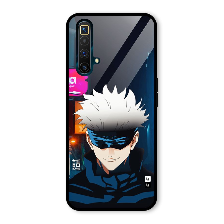 Gojo Smiles Glass Back Case for Realme X3