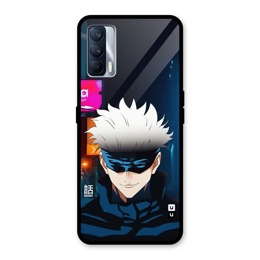 Gojo Smiles Glass Back Case for Realme X7
