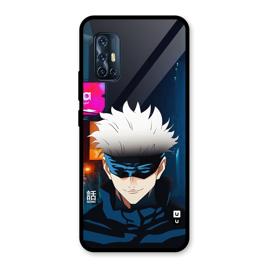 Gojo Smiles Glass Back Case for Vivo V17