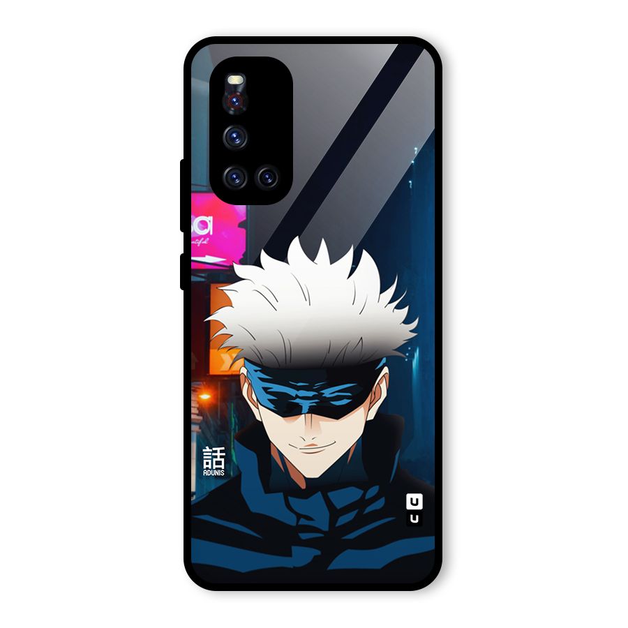 Gojo Smiles Glass Back Case for Vivo V19