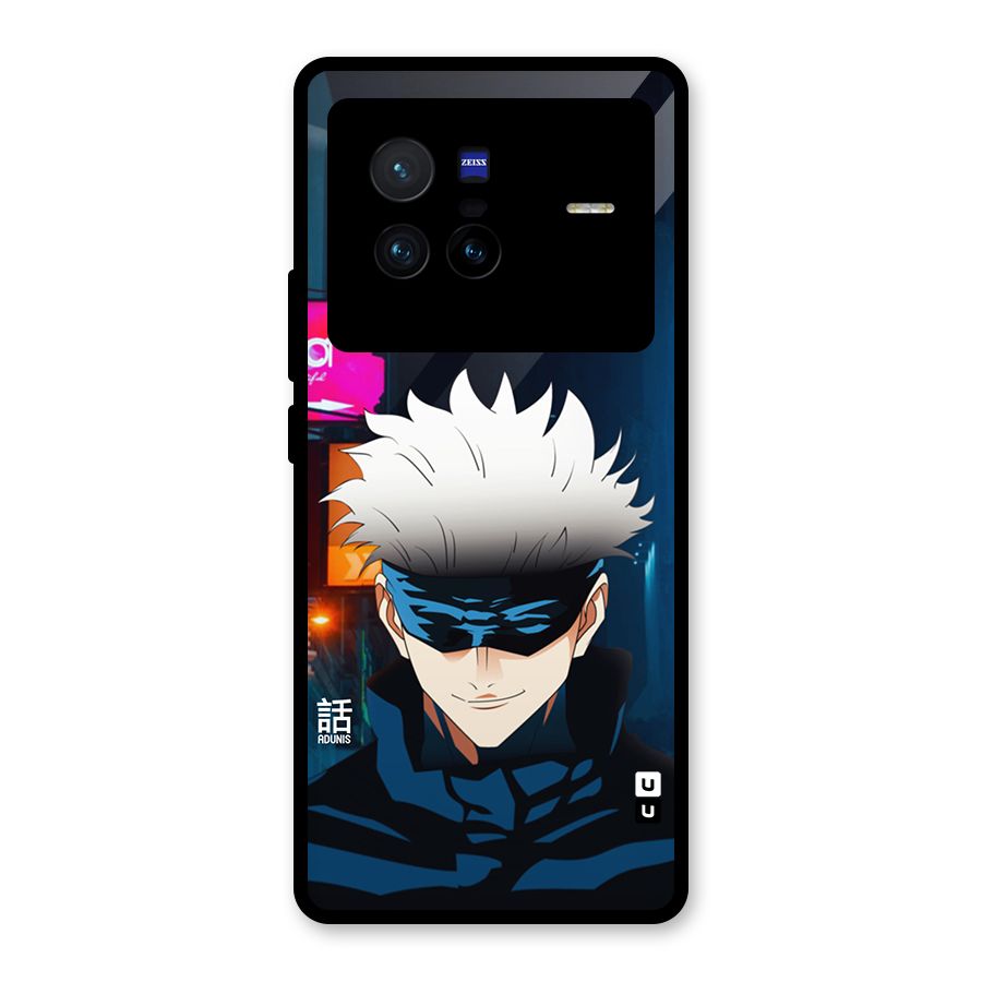 Gojo Smiles Glass Back Case for Vivo X80