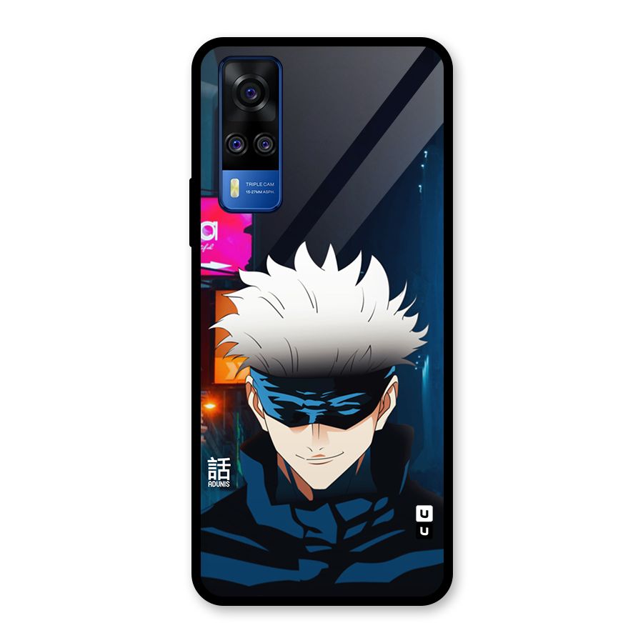 Gojo Smiles Glass Back Case for Vivo Y31