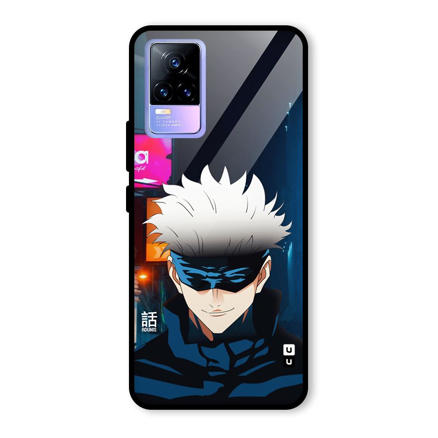 Gojo Smiles Glass Back Case for Vivo Y73