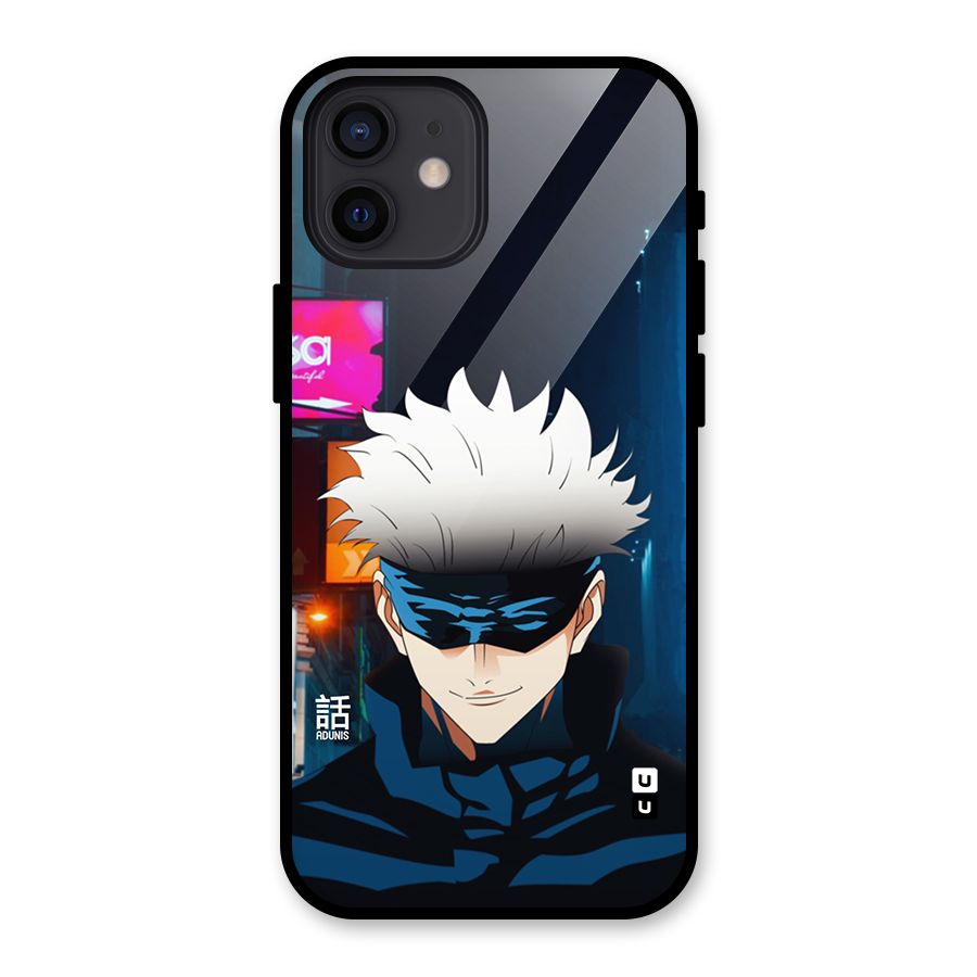 Gojo Smiles Glass Back Case for iPhone 12