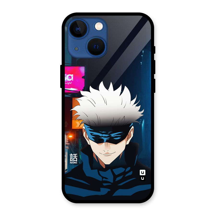 Gojo Smiles Glass Back Case for iPhone 13 Mini