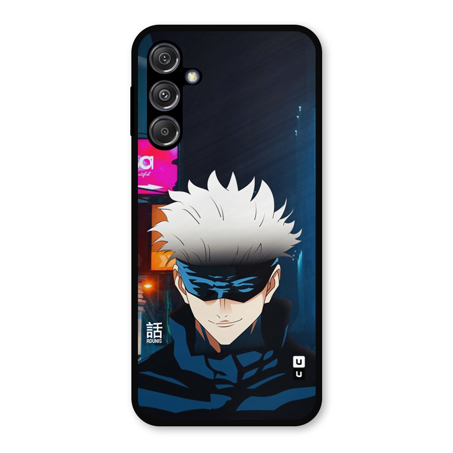 Gojo Smiles Metal Back Case for Galaxy M34 5G