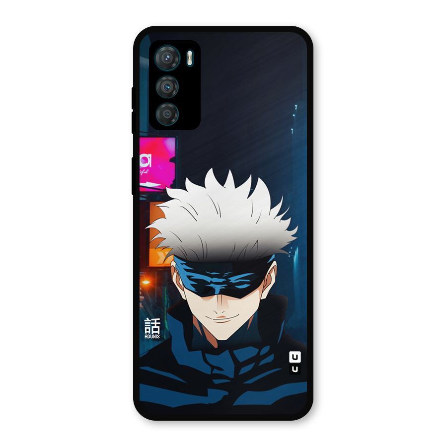 Gojo Smiles Metal Back Case for Moto G42