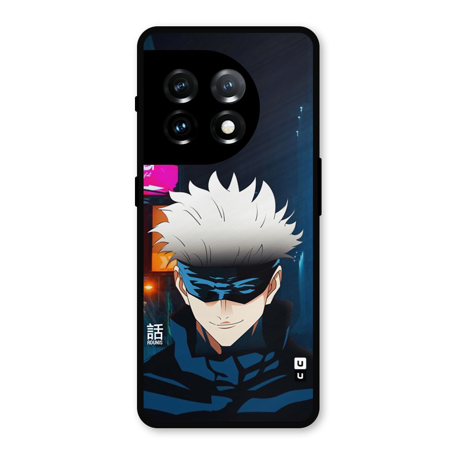 Gojo Smiles Metal Back Case for OnePlus 11