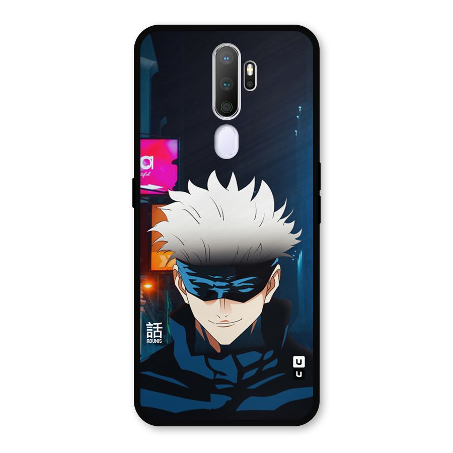 Gojo Smiles Metal Back Case for Oppo A9 (2020)