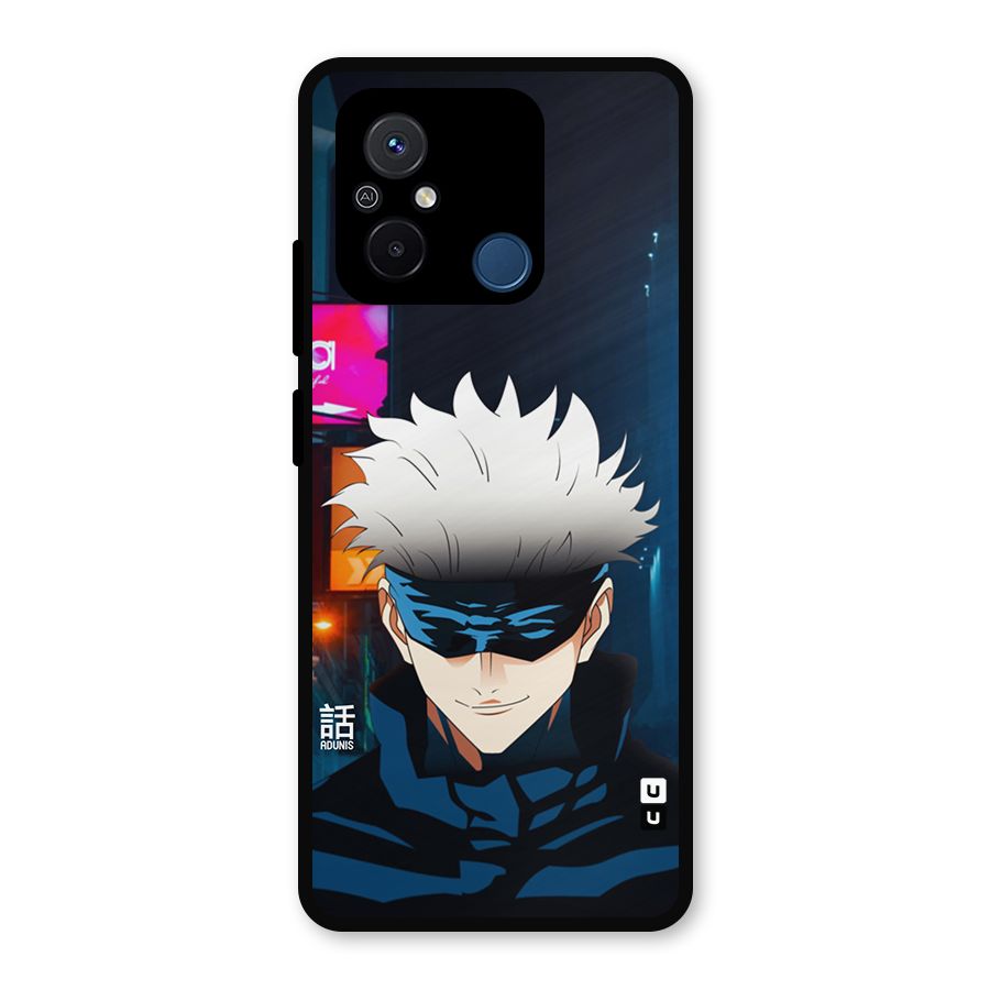 Gojo Smiles Metal Back Case for Poco C55