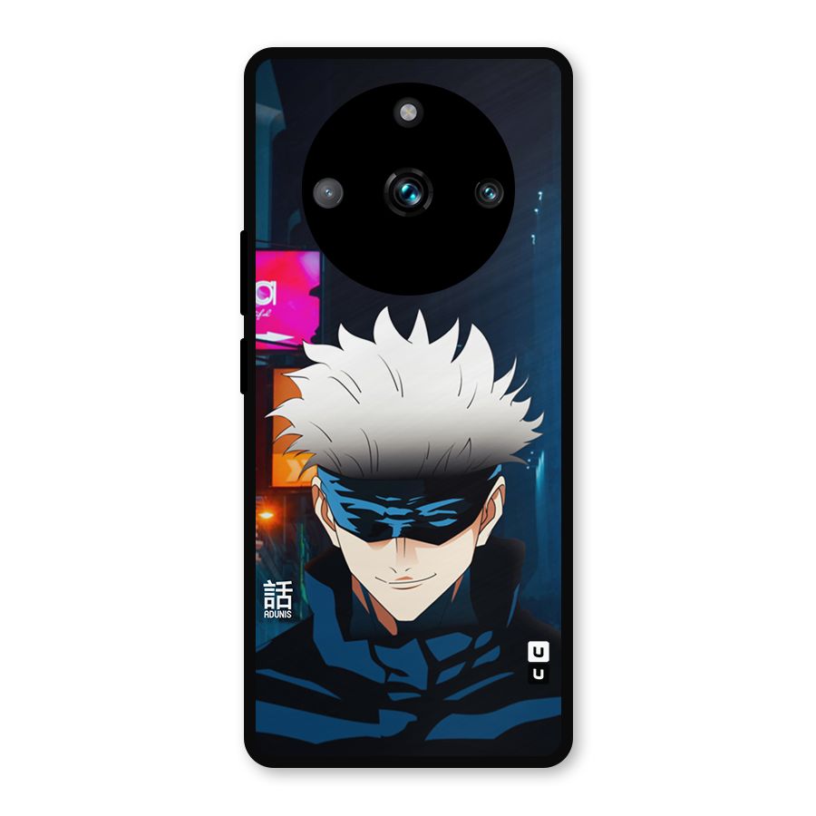 Gojo Smiles Metal Back Case for Realme 11 Pro Plus